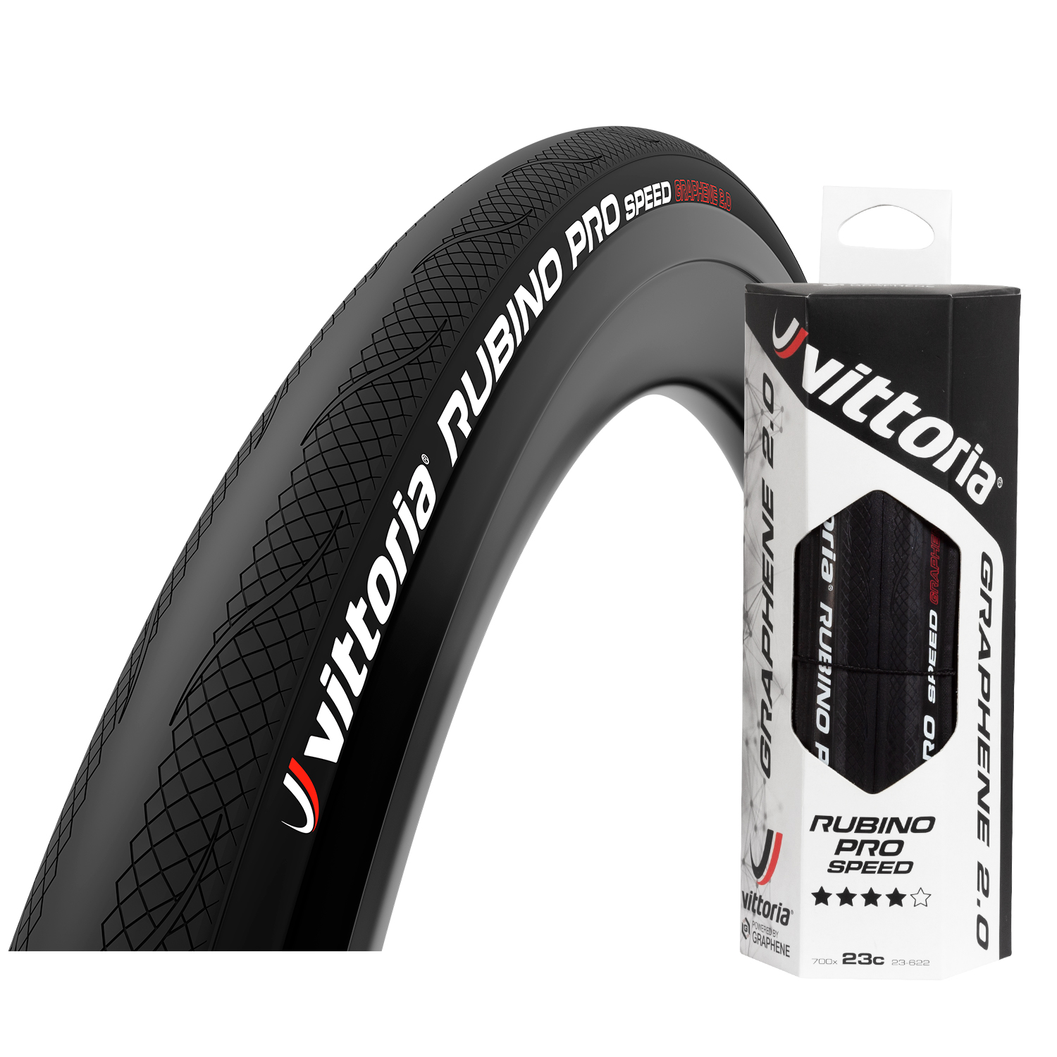 Neumatico Tubular Vittoria Rubino Pro Speed X C Fold Full